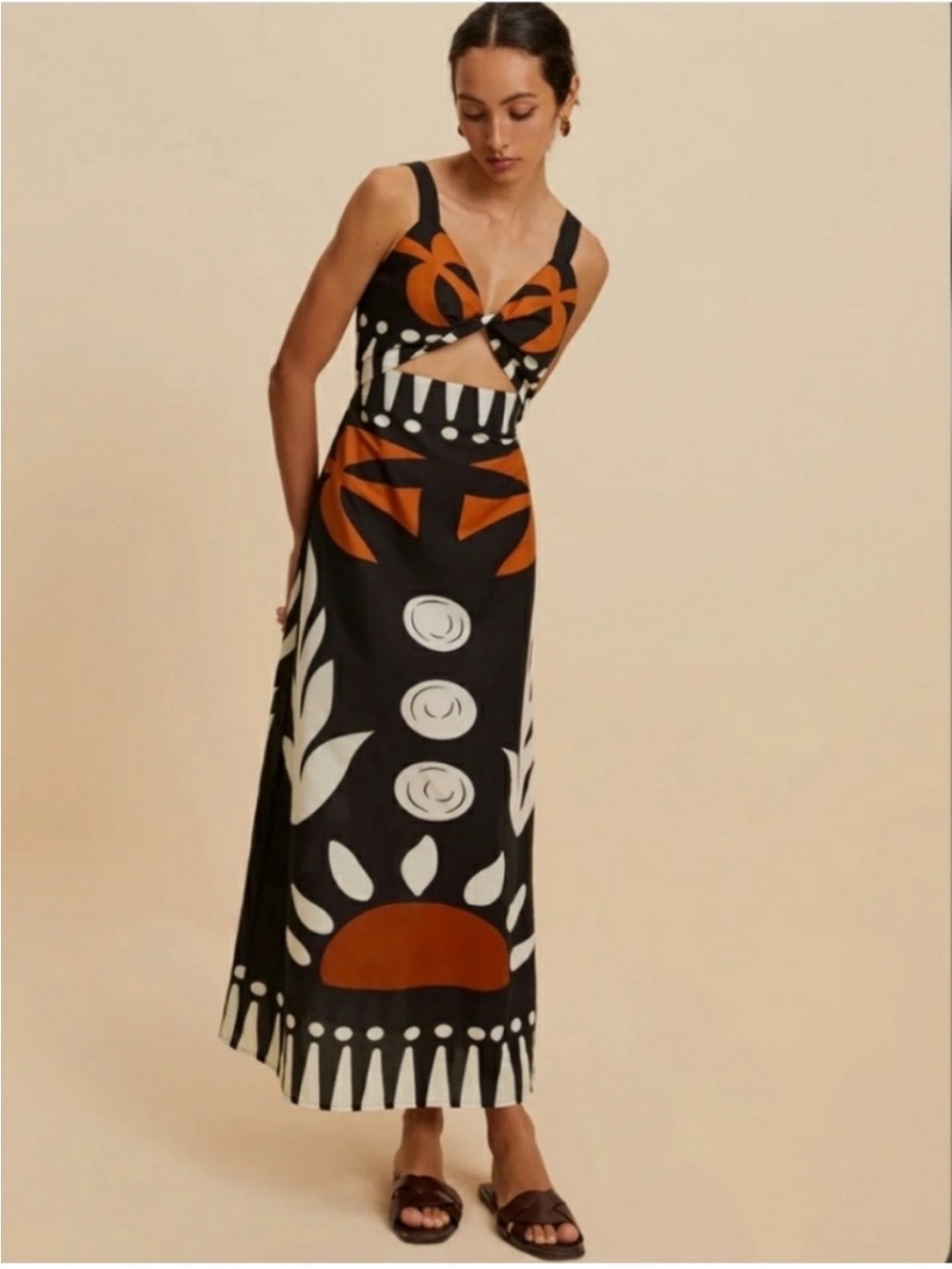 Commense Cut Out Maxi Dress NWOT size XS